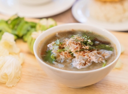 芋頭蝦米鹹稀飯